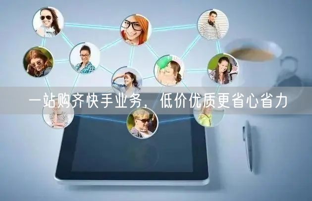 一站购齐快手业务，低价优质更省心省力